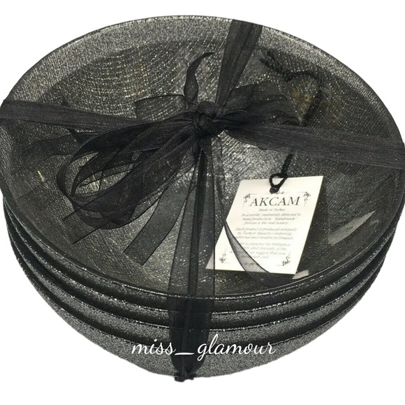 AKCAM Dining X4 Akcam Turkish Glass Set Soup Cereal Bowl Silver